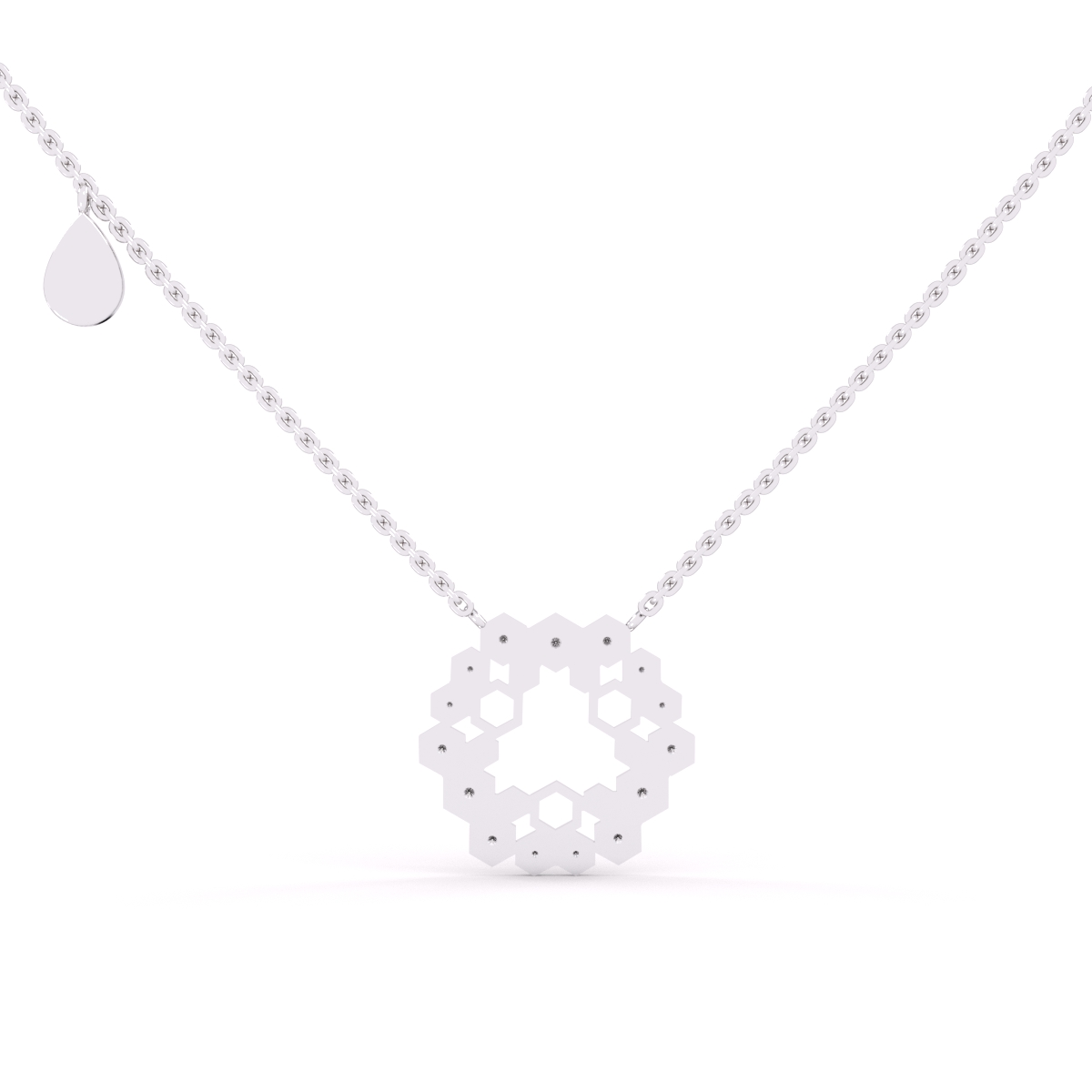 14K Rose Gold Pendant & Charms Lab Grown Diamond Jewellery